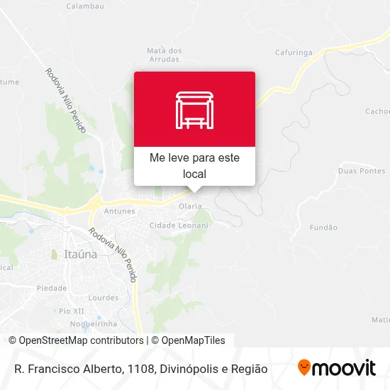 R. Francisco Alberto, 1108 mapa