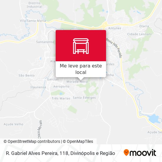 R. Gabriel Alves Pereira, 118 mapa