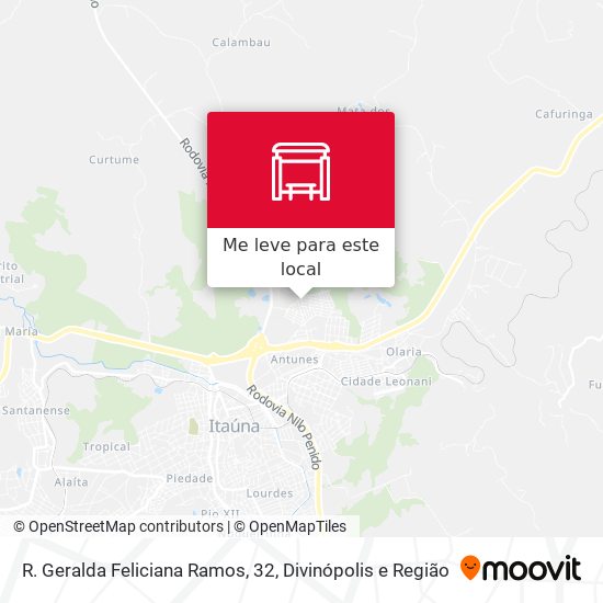 R. Geralda Feliciana Ramos, 32 mapa