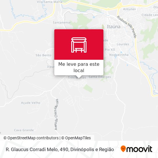 R. Glaucus Corradi Melo, 490 mapa