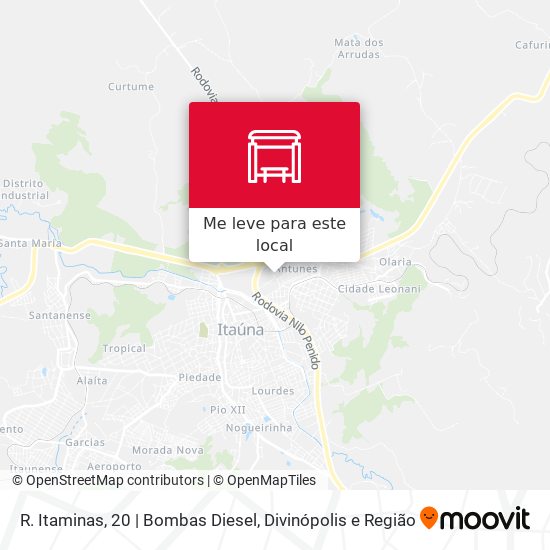 R. Itaminas, 20 | Bombas Diesel mapa
