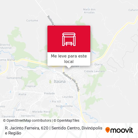 R. Jacinto Ferreira, 620 | Sentido Centro mapa