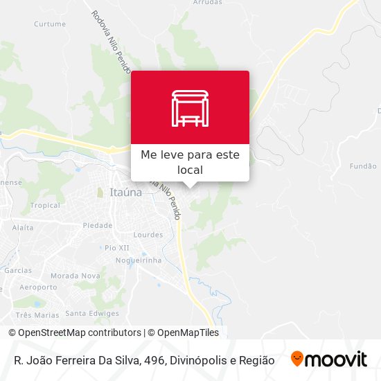R. João Ferreira Da Silva, 496 mapa