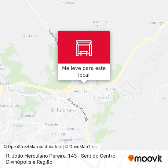 R. João Herculano Pereira, 143 - Sentido Centro mapa