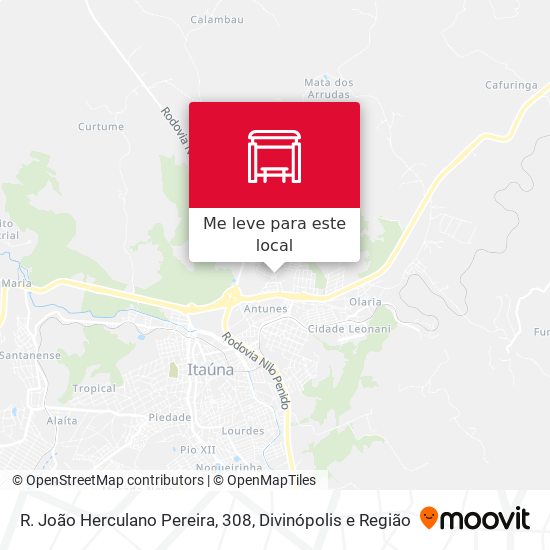 R. João Herculano Pereira, 308 mapa
