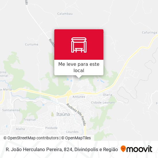 R. João Herculano Pereira, 824 mapa