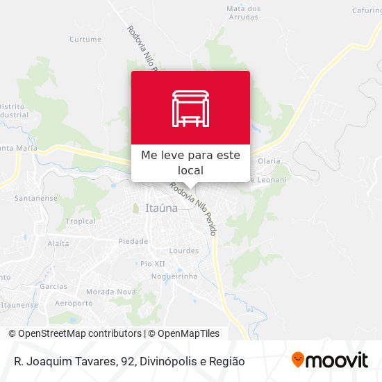 R. Joaquim Tavares, 92 mapa