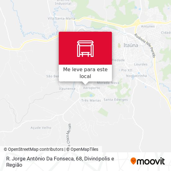 R. Jorge Antônio Da Fonseca, 68 mapa