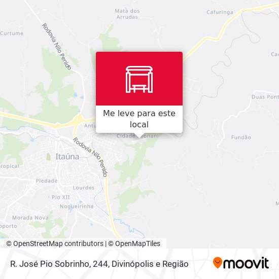 R. José Pio Sobrinho, 244 mapa
