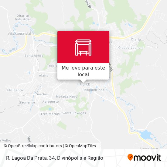R. Lagoa Da Prata, 34 mapa