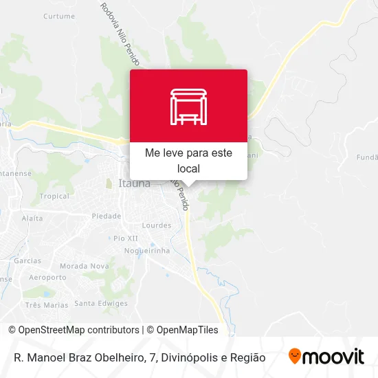 R. Manoel Braz Obelheiro, 7 mapa