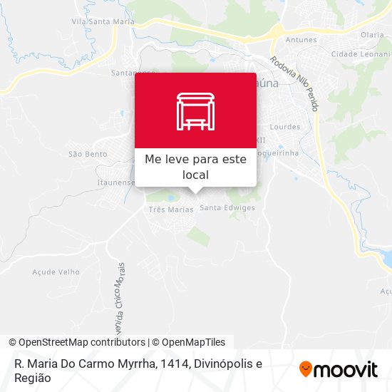 R. Maria Do Carmo Myrrha, 1414 mapa
