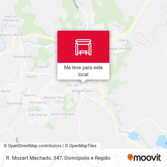 R. Mozart Machado, 347 mapa