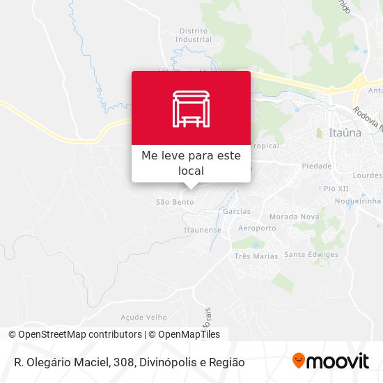 R. Olegário Maciel, 308 mapa