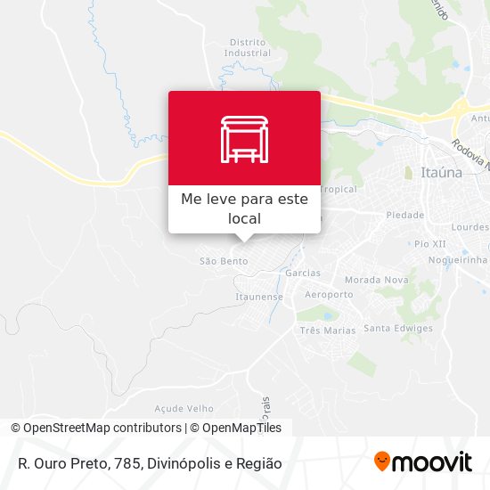 R. Ouro Preto, 785 mapa