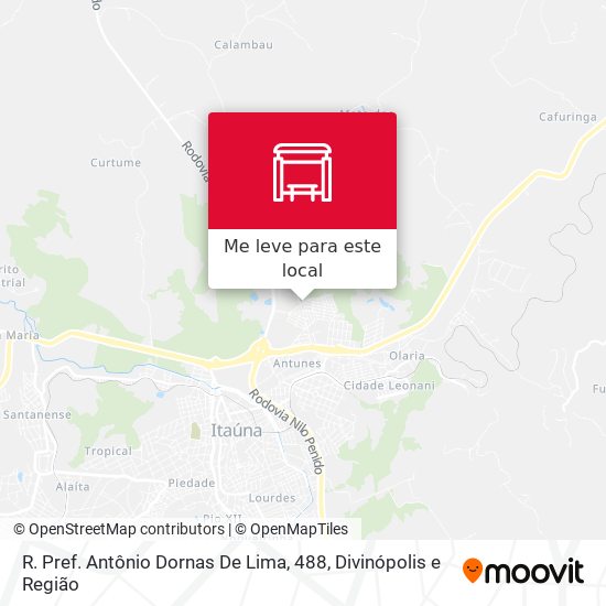 R. Pref. Antônio Dornas De Lima, 488 mapa
