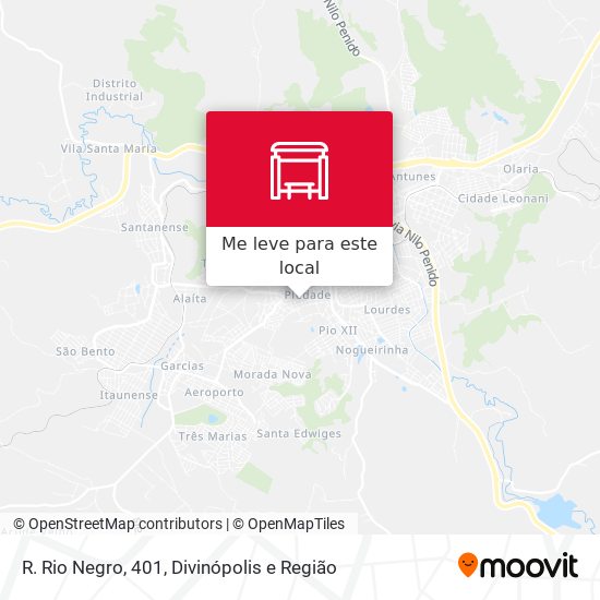 R. Rio Negro, 401 mapa