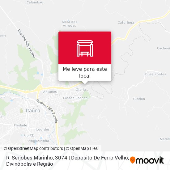 R. Serjobes Marinho, 3074 | Depósito De Ferro Velho mapa