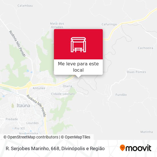 R. Serjobes Marinho, 668 mapa