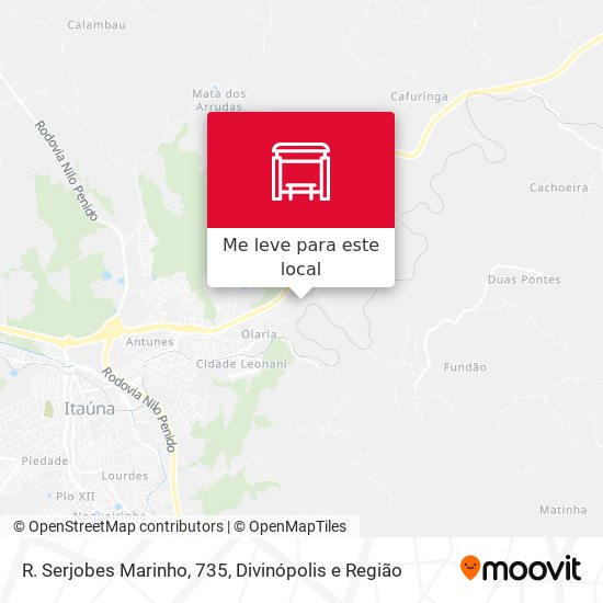 R. Serjobes Marinho, 735 mapa