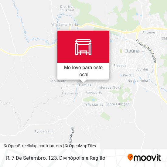 R. 7 De Setembro, 123 mapa