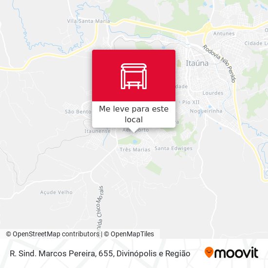 R. Sind. Marcos Pereira, 655 mapa