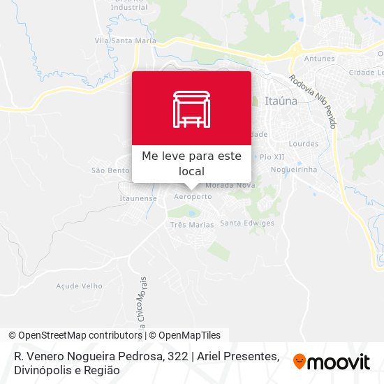 R. Venero Nogueira Pedrosa, 322 | Ariel Presentes mapa