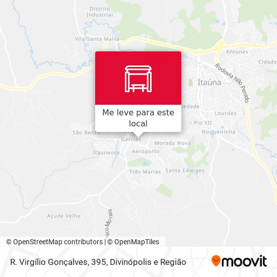 R. Virgílio Gonçalves, 395 mapa