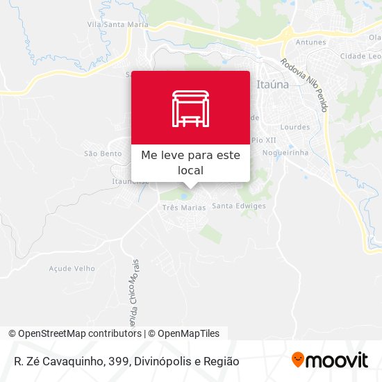 R. Zé Cavaquinho, 399 mapa