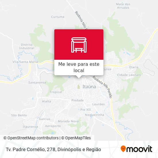 Tv. Padre Cornélio, 278 mapa