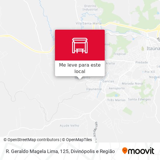 R. Geraldo Magela Lima, 125 mapa