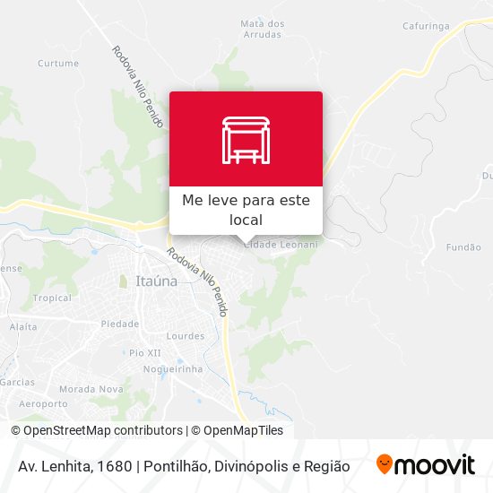 Av. Lenhita, 1680 | Pontilhão mapa