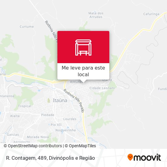 R. Contagem, 489 mapa