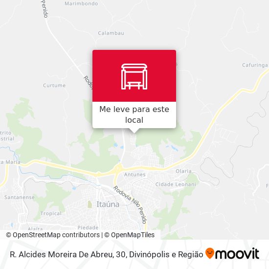 R. Alcides Moreira De Abreu, 30 mapa