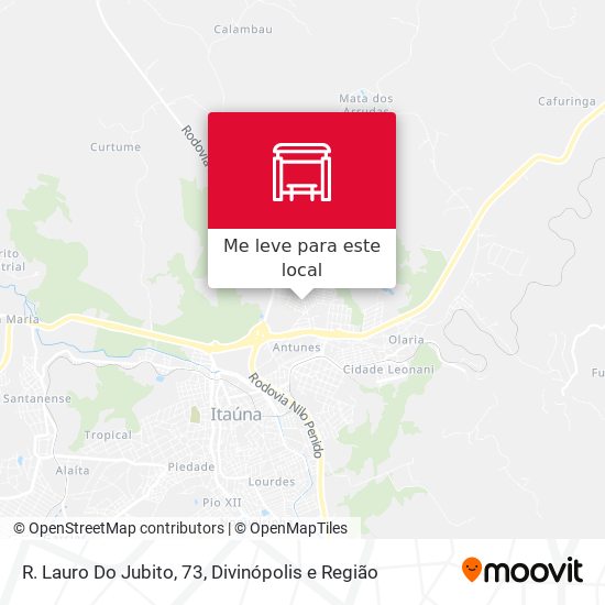 R. Lauro Do Jubito, 73 mapa