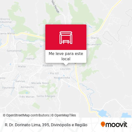 R. Dr. Dorinato Lima, 395 mapa