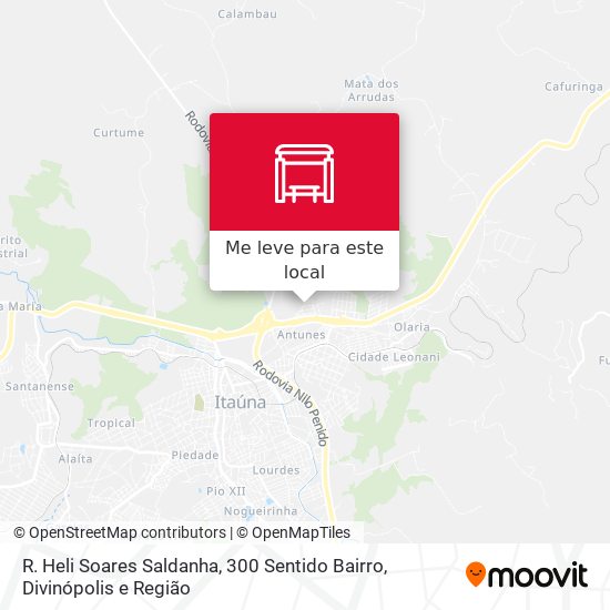 R. Heli Soares Saldanha, 300 Sentido Bairro mapa