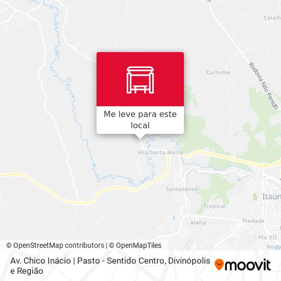 Av. Chico Inácio | Pasto - Sentido Centro mapa