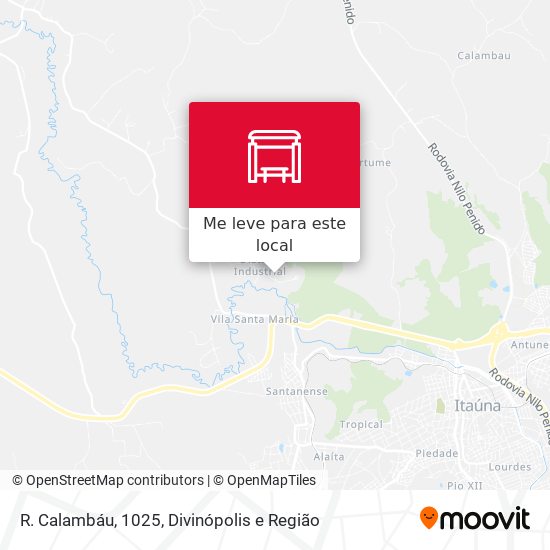 R. Calambáu, 1025 mapa
