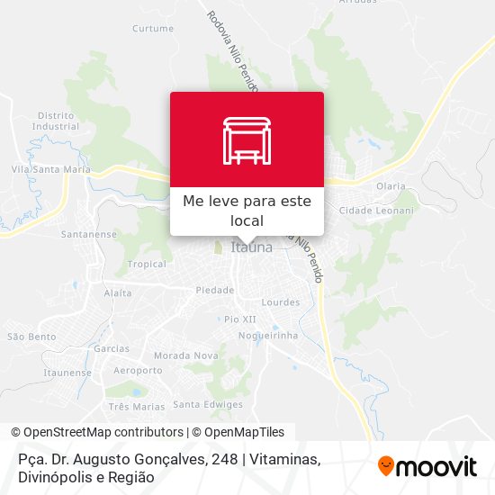 Pça. Dr. Augusto Gonçalves, 248 | Vitaminas mapa