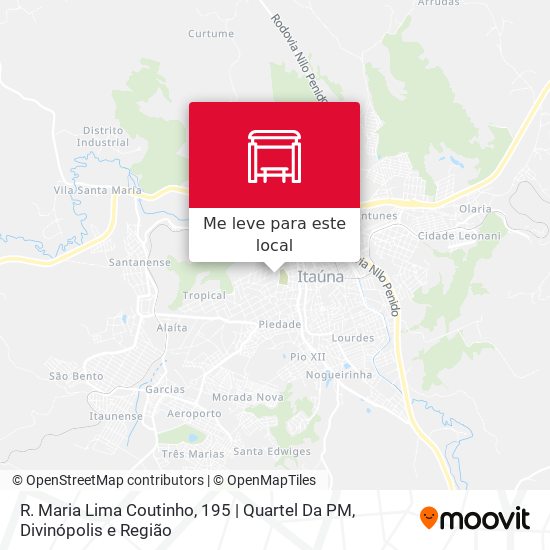 R. Maria Lima Coutinho, 195 | Quartel Da PM mapa