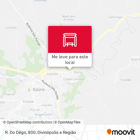 R. Do Dêgo, 800 mapa
