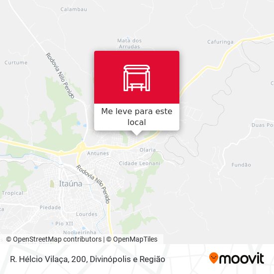 R. Hélcio Vilaça, 200 mapa