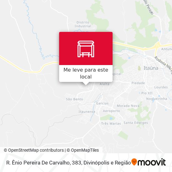R. Ênio Pereira De Carvalho, 383 mapa