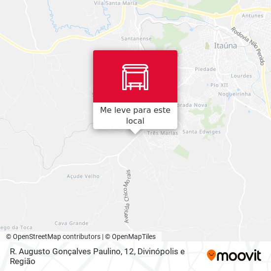 R. Augusto Gonçalves Paulino, 12 mapa