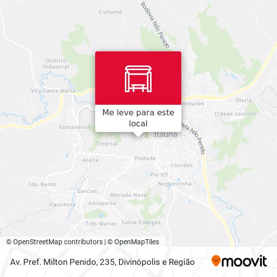 Av. Pref. Milton Penido, 235 mapa