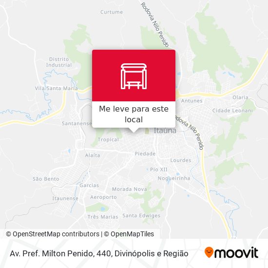 Av. Pref. Milton Penido, 440 mapa
