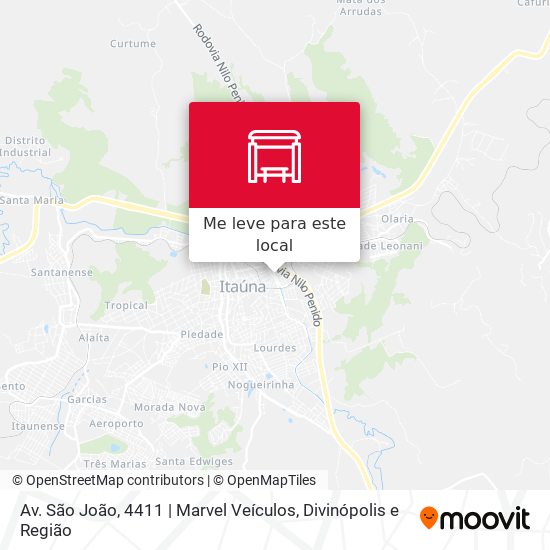 Av. São João, 4411 | Marvel Veículos mapa