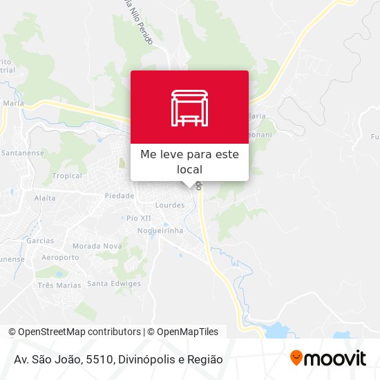 Av. São João, 5510 mapa