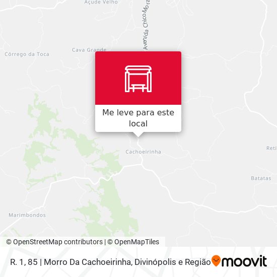 R. 1, 85 | Morro Da Cachoeirinha mapa